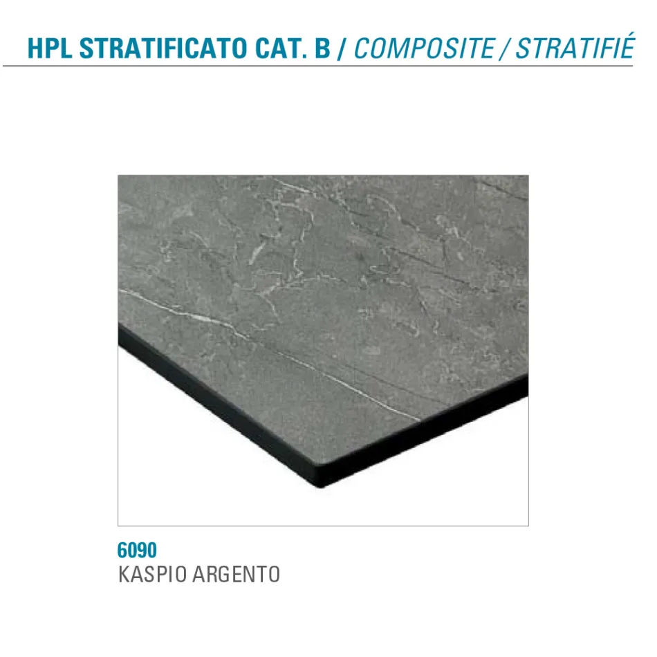 Mesa Extensível Até 300 cm em HPL Estratificado Fabricado na Itália - Bastiano Viadurini