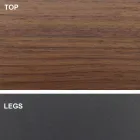 Mesa Extensível até 300 cm em Madeira e Aço Fabricado na Itália - Settimmio Viadurini