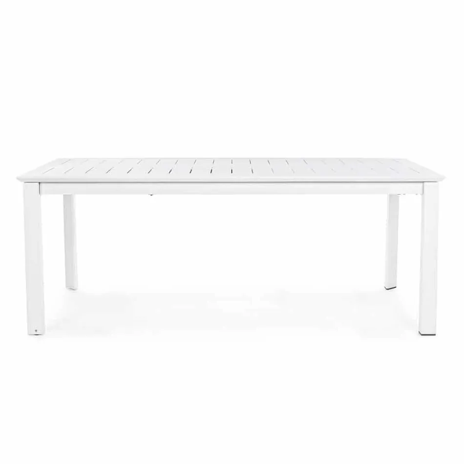 Mesa Extensível em Design Moderno de Alumínio para Outdoor Homemotion - Casper Viadurini