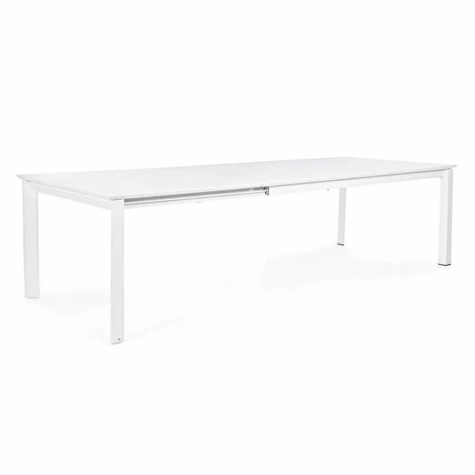 Mesa Extensível em Design Moderno de Alumínio para Outdoor Homemotion - Casper Viadurini