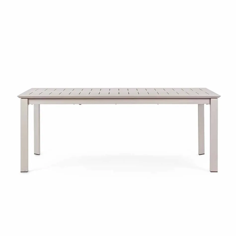 Mesa Extensível em Design Moderno de Alumínio para Outdoor Homemotion - Casper Viadurini