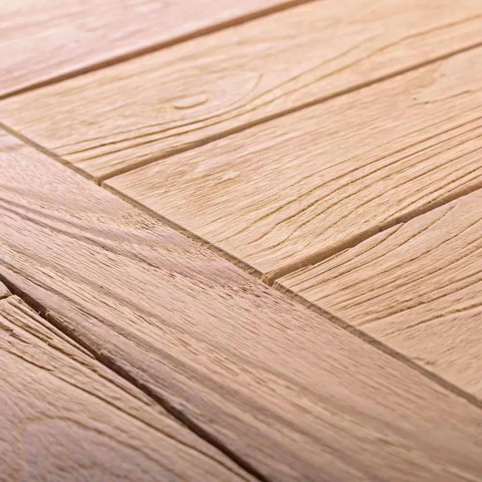 Mesa extensível de madeira para 6 pessoas Homemotion - Hunter Viadurini