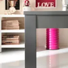 Mesa extensível em madeira de faia fabricada na Itália Tito Viadurini