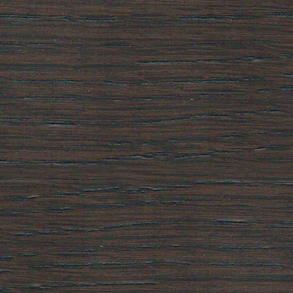 Mesa extensível em madeira de freixo com faixas laterais pintadas de cinza - Ketla Viadurini