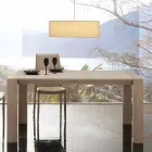 Mesa extensível em melamina moderna e MDF Jesi Viadurini