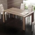 Mesa extensível em melamina moderna e MDF Jesi Viadurini