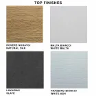 Mesa extensível moderna de 14 lugares com tampo laminado Made in Italy - Ezzellino Viadurini