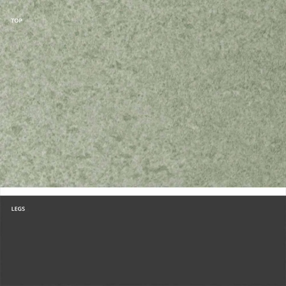 Mesa extensível moderna com tampo de grés fabricada na Itália, Erve Viadurini