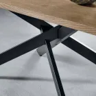 Mesa extensível moderna em madeira de carvalho fabricada na Itália - Oncino Viadurini