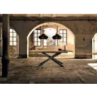 Mesa extensível moderna em madeira de carvalho fabricada na Itália - Oncino Viadurini