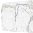 Mesa extensível com tampo de cerâmica e base de ferro - Incrocio Viadurini