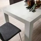 Mesa extensível em melamina dobrável fabricada na Itália - Oky Viadurini