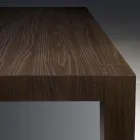 Mesa extensível em melamina dobrável fabricada na Itália - Oky Viadurini