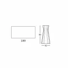 Mesa Alta com Tampo Hpl e Base em Polietileno Fabricado na Itália - Tinuccia Viadurini