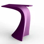 Mesa alta de exterior com design H 100 cm, em polietileno, Wing Vondom Viadurini