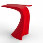 Mesa alta de exterior com design H 100 cm, em polietileno, Wing Vondom Viadurini