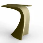 Mesa alta de exterior com design H 100 cm, em polietileno, Wing Vondom Viadurini