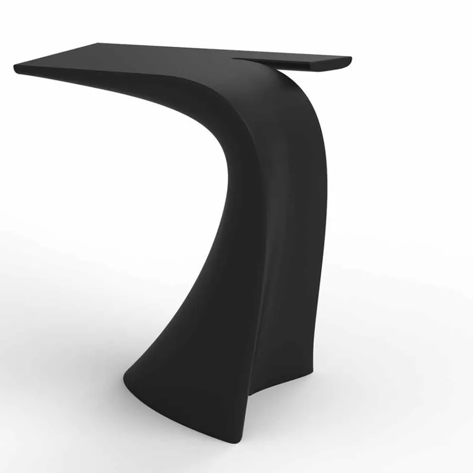 Mesa alta de exterior com design H 100 cm, em polietileno, Wing Vondom Viadurini