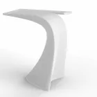 Mesa alta de exterior com design H 100 cm, em polietileno, Wing Vondom Viadurini