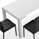 Mesa com Extensões Internas e Borda Dobrável em Laminado Fabricado na Itália - Gordito Viadurini