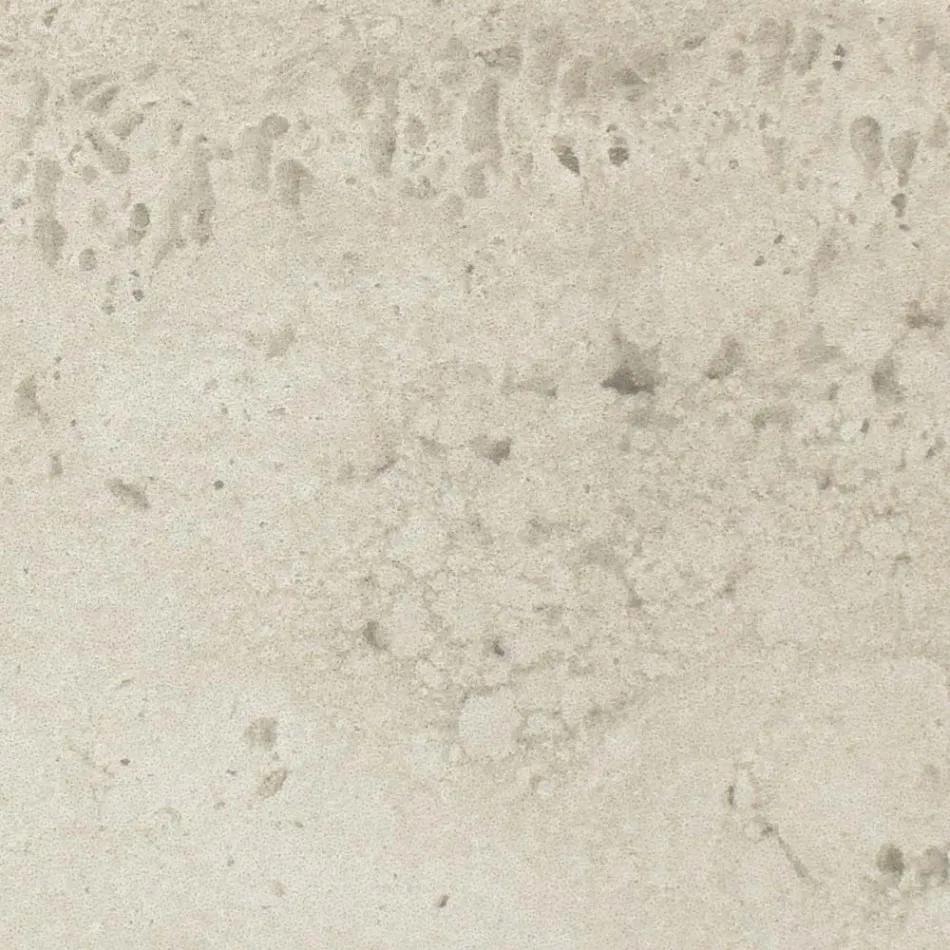 Mesa com Base em Madeira e Tampo em Cerâmica Travertino Leve - Infinity Viadurini