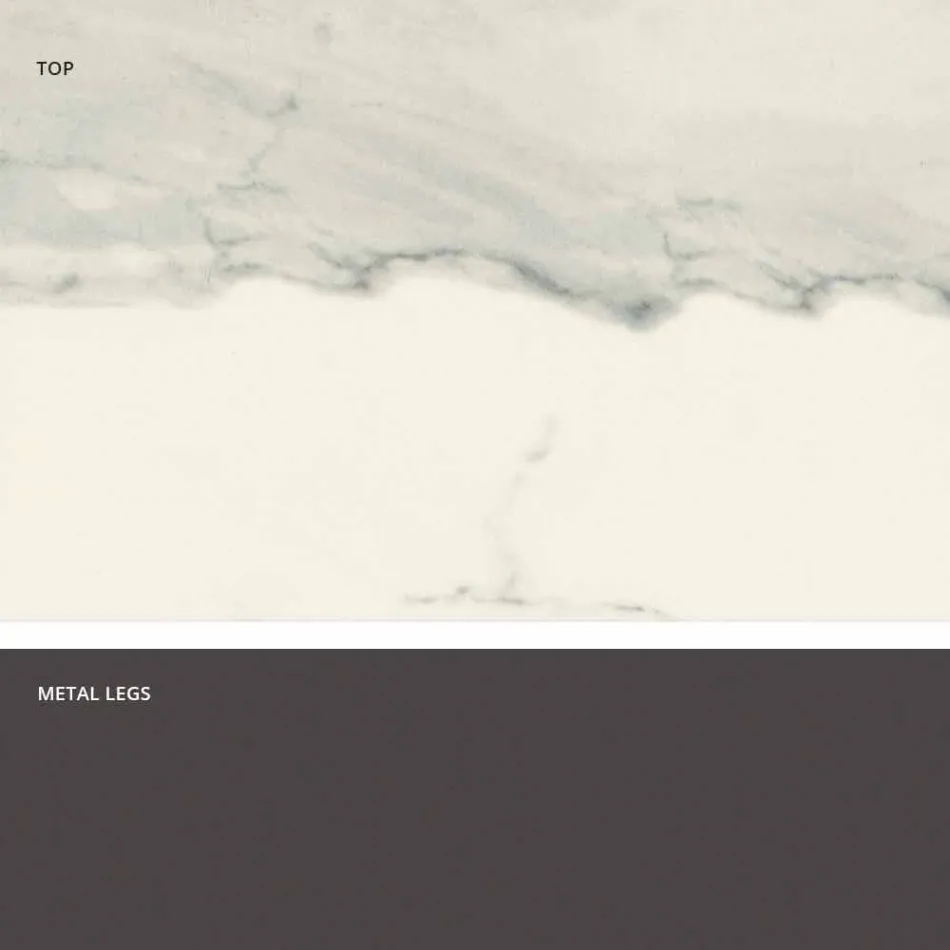 Mesa com tampo em cerâmica moderna Itália, Mitia Viadurini