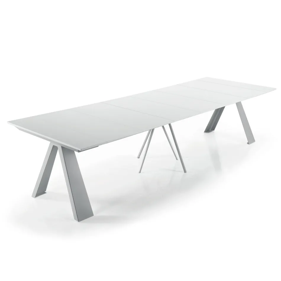 Mesa de console extensível até 325 cm em laminado Made in Italy - Dálmata Viadurini