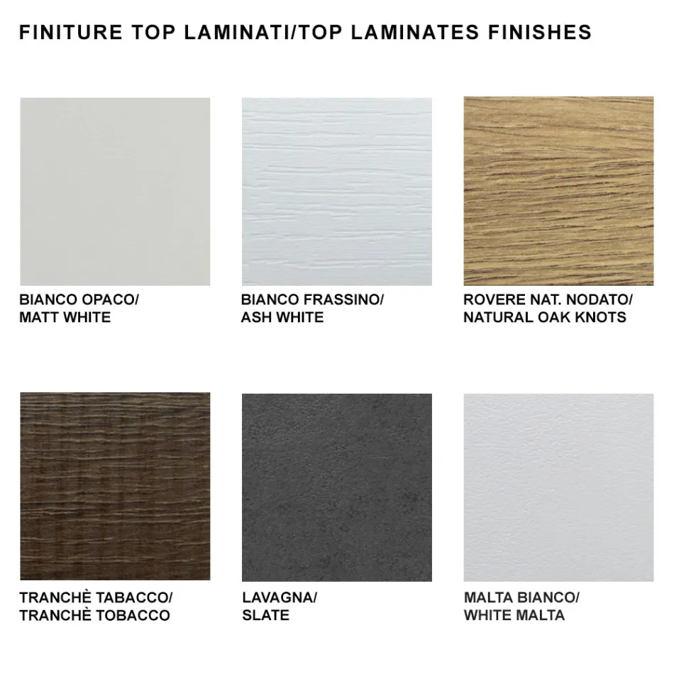 Mesa de console extensível até 325 cm em laminado Made in Italy - Dálmata Viadurini