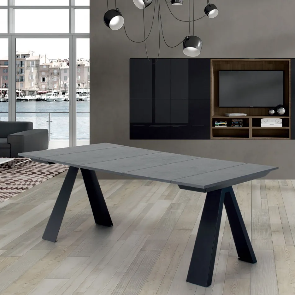 Mesa de console extensível até 325 cm em laminado Made in Italy - Dálmata Viadurini