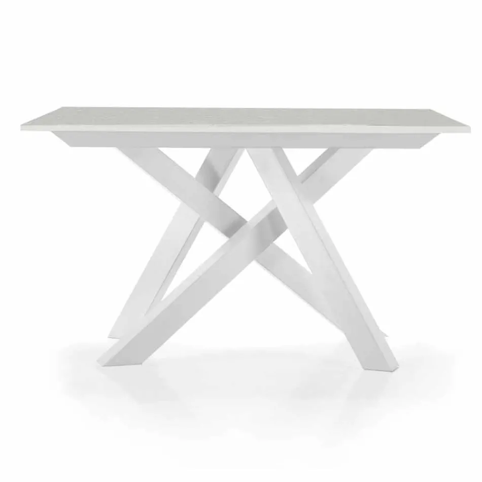 Mesa de console extensível até 325 cm em melamina Made in Italy - Settimmio Viadurini