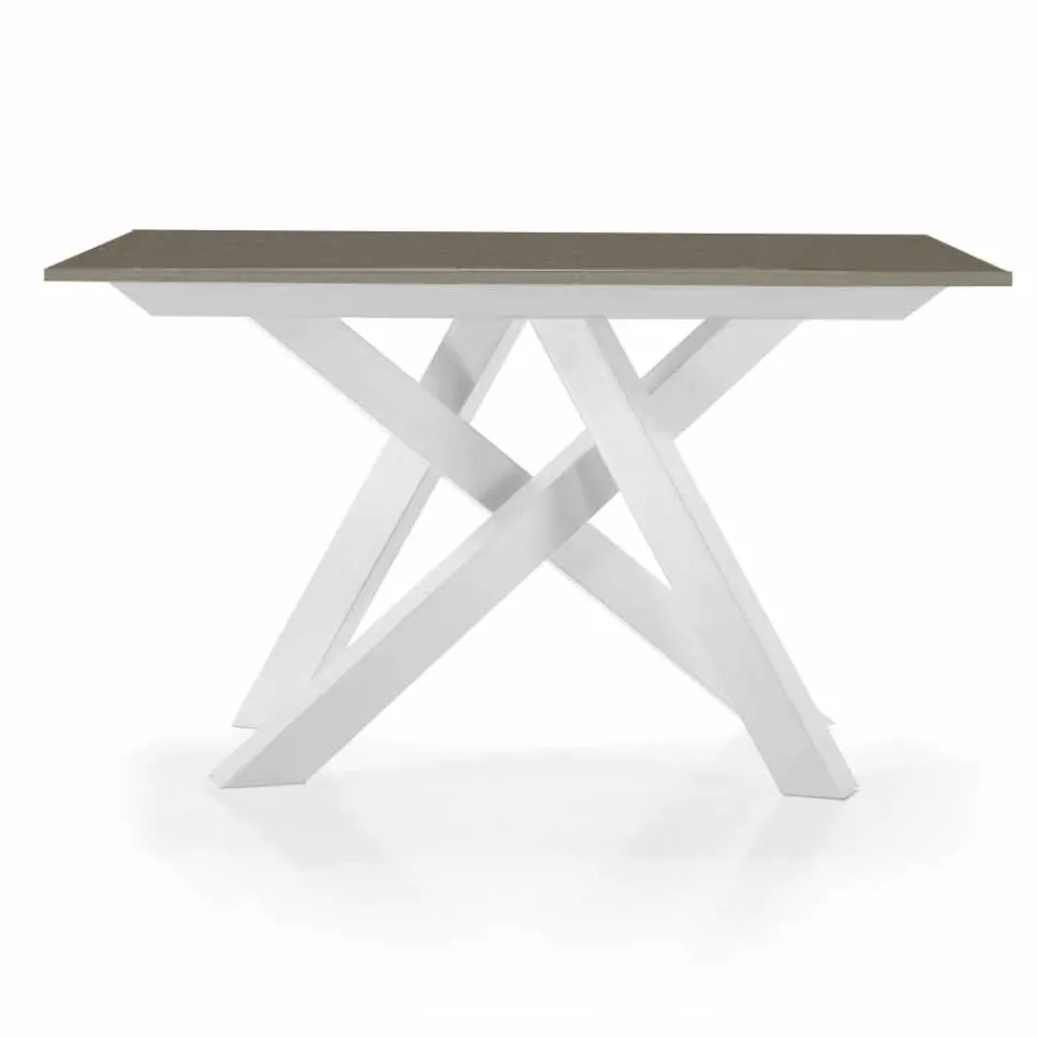 Mesa de console extensível até 325 cm em melamina Made in Italy - Settimmio Viadurini