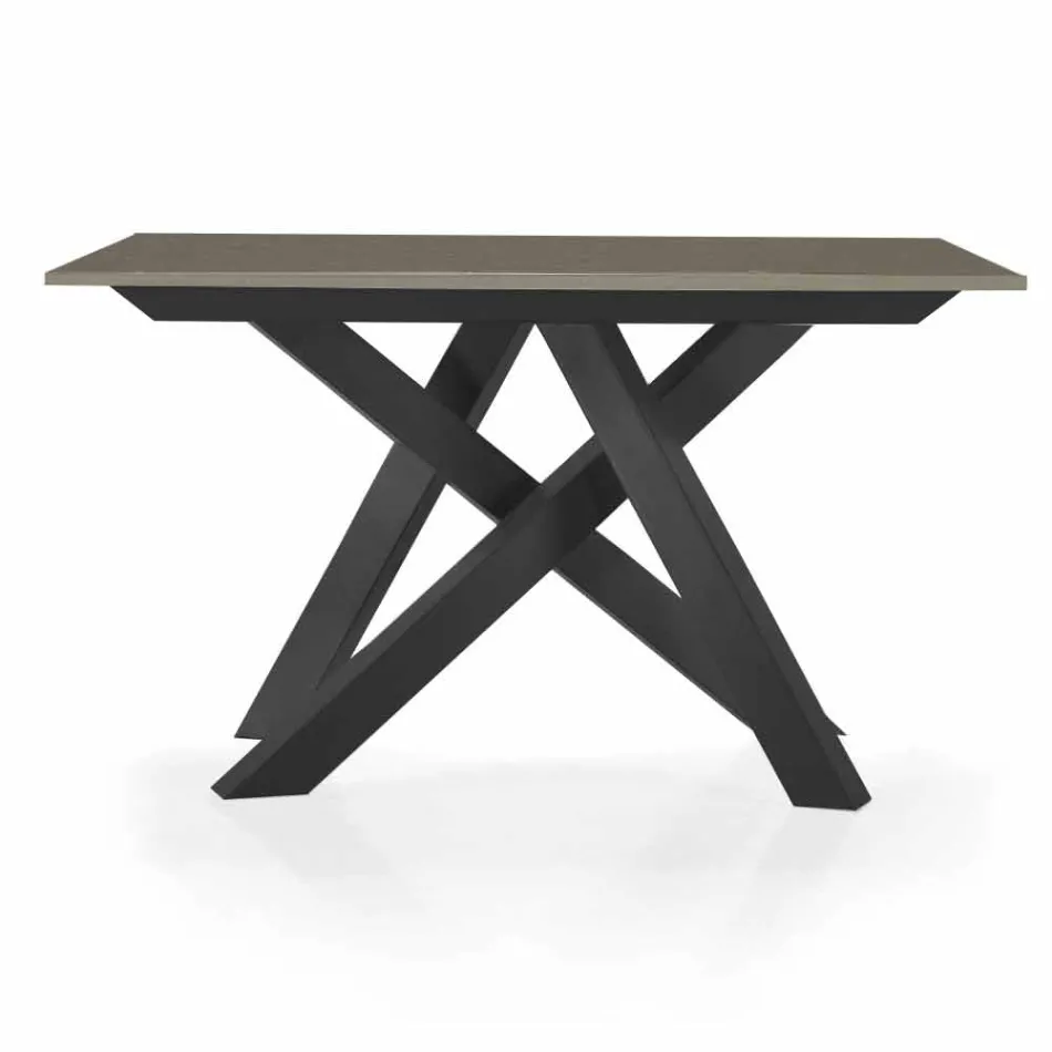 Mesa de console extensível até 325 cm em melamina Made in Italy - Settimmio Viadurini