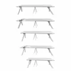 Mesa de console extensível até 325 cm em melamina Made in Italy - Settimmio Viadurini