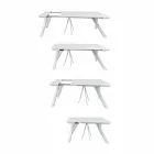 Mesa de console extensível até 325 cm em melamina Made in Italy - Settimmio Viadurini