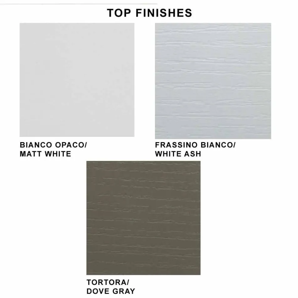 Mesa de console extensível até 325 cm em melamina Made in Italy - Settimmio Viadurini