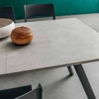 Mesa extensível de cozinha até 210 cm Efeito de pedra Fabricado na Itália - Giocondo Viadurini