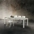 Mesa de cozinha extensível até 240 cm em HPL fino Fabricado na Itália - Júpiter Viadurini