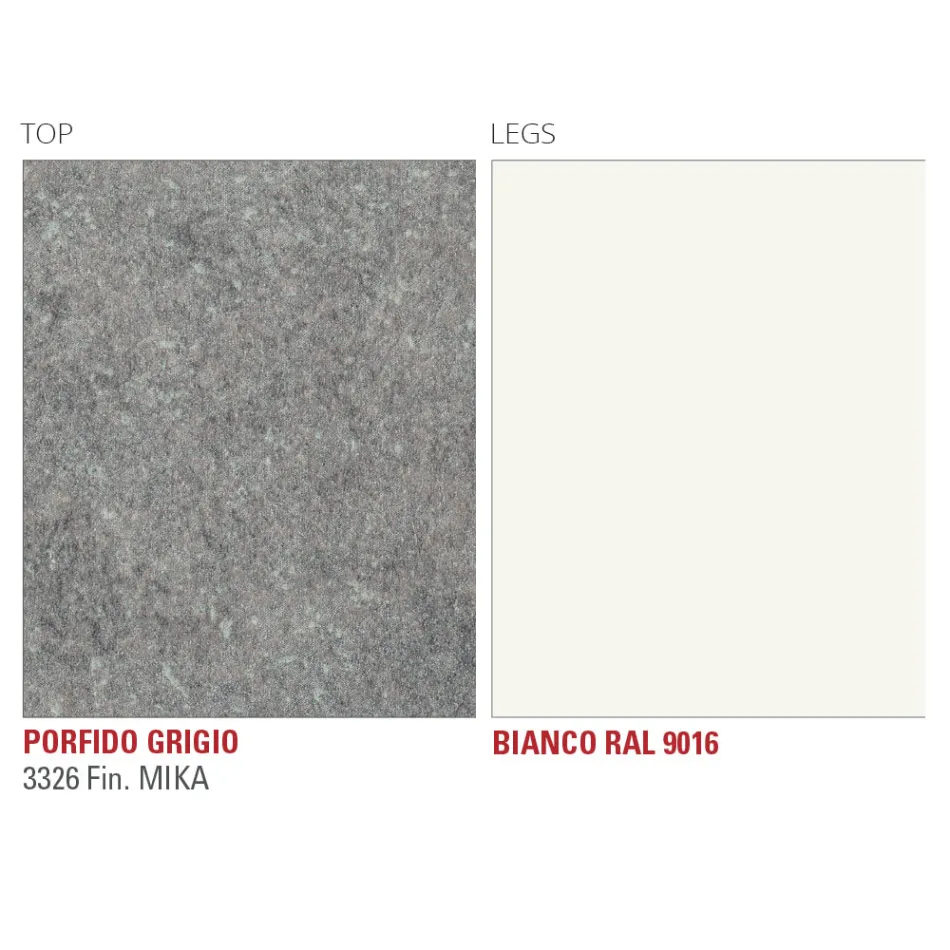 Mesa de cozinha extensível até 240 cm em HPL fino Fabricado na Itália - Júpiter Viadurini