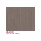 Mesa de cozinha com tampo em melamina e base de metal Made in Italy - Spilla Viadurini