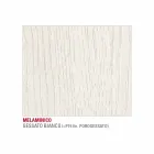 Mesa de cozinha com tampo em melamina e base de metal Made in Italy - Spilla Viadurini