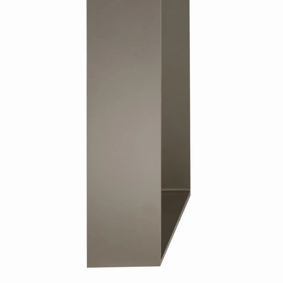 Mesa de Cozinha Mdf com Inserção de Madeira Maciça Made in Italy - Tusco Viadurini