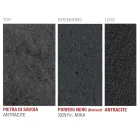 Mesa de cozinha extensível em cerâmica laminada fina fabricada na Itália - Efisto Viadurini