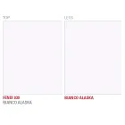 Mesa de Cozinha em Fenix e Metal Branco de Qualidade Made in Italy - Carlino Viadurini