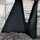 Mesa de Cozinha em Madeira e Metal Fabricada na Itália, Alta Qualidade - Dotto Viadurini