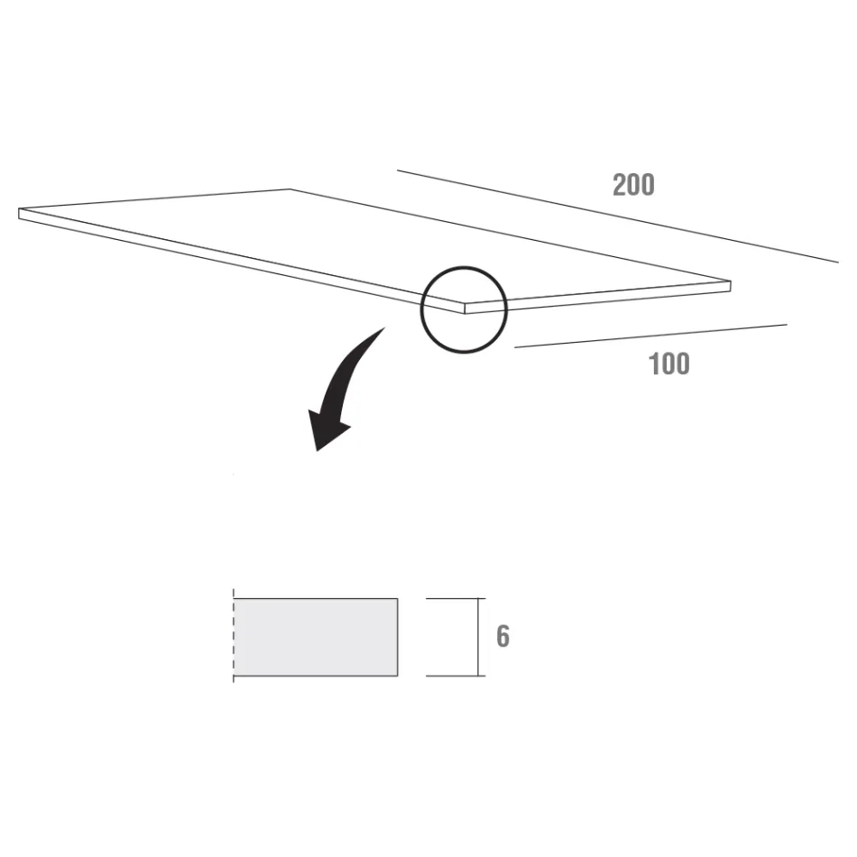 Mesa de Cozinha em Madeira e Metal Fabricada na Itália, Alta Qualidade - Dotto Viadurini