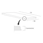 Mesa de cozinha de madeira descascada de alta qualidade fabricada na Itália - Pinóquio Viadurini