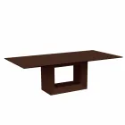 Mesa ao ar livre 200x100 cm Vela by Vondom, em resina de polietileno Viadurini