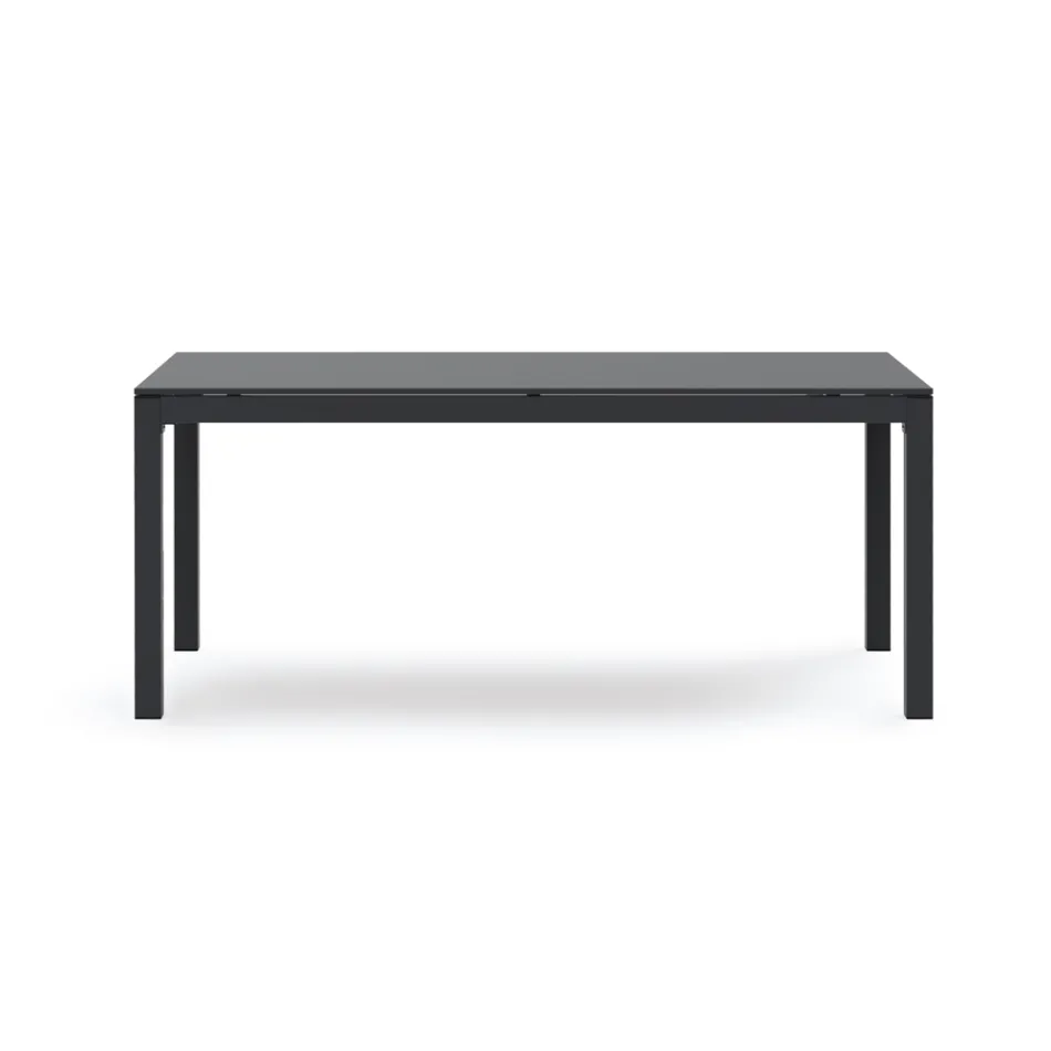 Mesa externa extensível até 250 cm em metal fabricado na Itália - Beverly Viadurini
