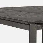 Mesa Exterior Extensível até 160 cm em Alumínio, Homemotion - Andries Viadurini