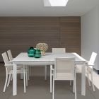 Mesa Exterior Extensível até 160 cm em Alumínio, Homemotion - Andries Viadurini